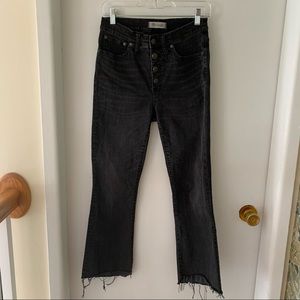 Madewell Black Cali Demi Boot Jeans SZ 27